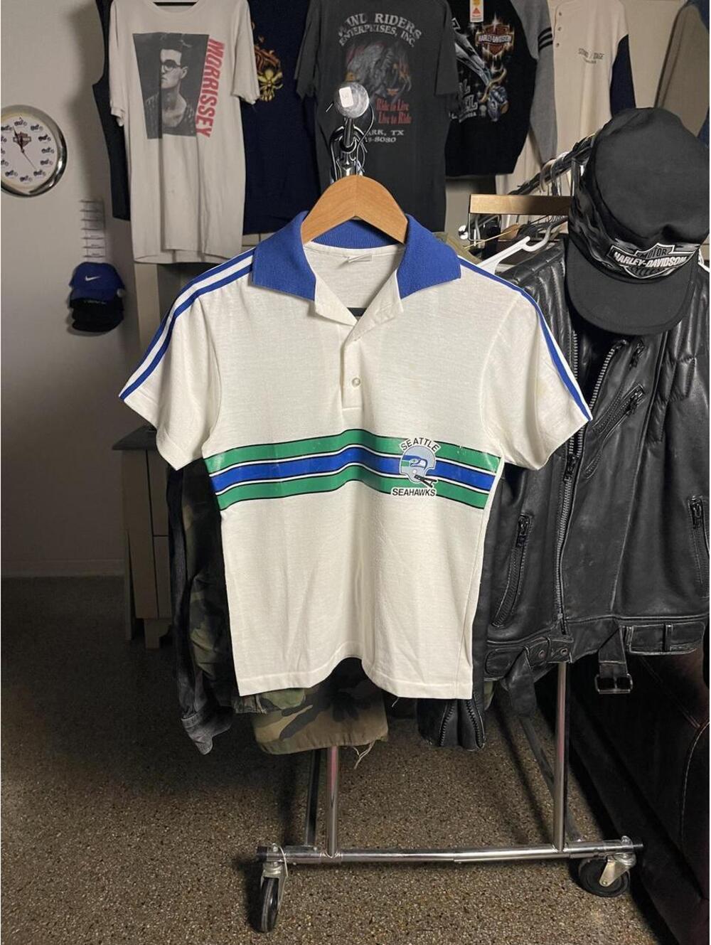 70s Seattle Seahawks Polo Shirt